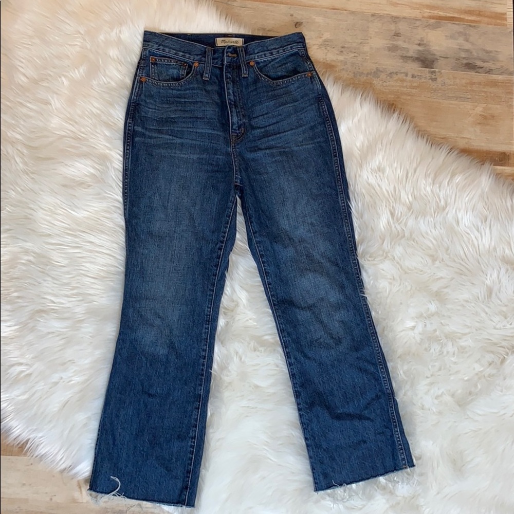 Madewell dark denim jeans